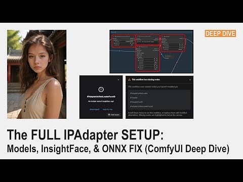 🟠 The Complete IPAdapter Setup Guide: InsightFace, Models, & ONNX Fix (ComfyUI Deep Dive)