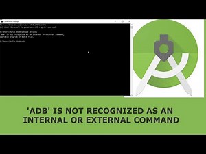 'adb' Is Not Recognized As An Internal Or External Command In Android Studio in Windows 10