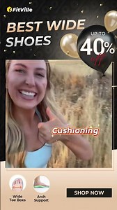 FitVille Women’s Rebound Core – Ultimate Wide-Foot Walking Shoe for Comfort & Support