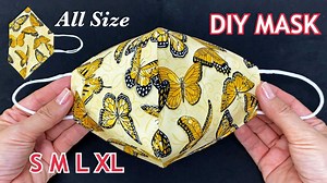 12K views · 484 reactions | Very Easy Mask All Size! Diy Breathable Face Mask (S M L XL) Easy Sewing Tutorial | | P&K Handmade | Facebook