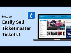 How To Sell Ticketmaster Tickets !