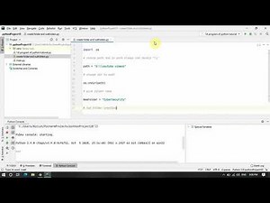 create folder and subfolders through Python.