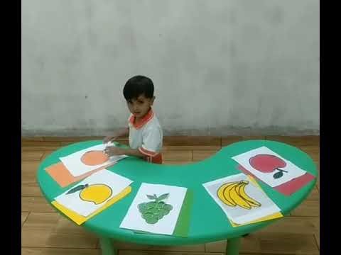 "Learning Colors with Fruit Sorting" PLAY GROUP Bellwether International School MHOW