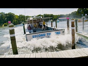 Extreme Boat Docking - Reedville, VA - Part 1