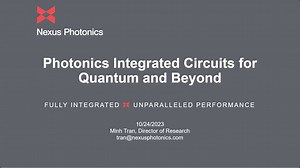 Photonics Integrated Circuits for Quantum and Beyond