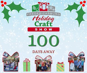 1.3K views · 28 reactions | Get ready for the Holiday Craft Show - only 100 days to go! ✨ Join us December 6th, 7th, & 8th for the biggest craft show of the year with over 350 vendors bringing all of your Holiday favorites! Get 10% Off Tickets with Code: EARLYHOLIDAY Tickets are on sale now at: https://tixr.com/e/103737 | Fredericksburg Arts & Craft Shows | Facebook