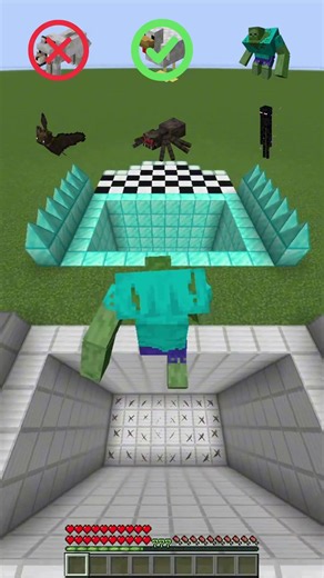 Which Minecraft Mob Can Survive Deadliest Dripstone Jump? 🤯 #minecraft