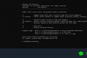 Cómo recuperar ficheros borrados en Windows con Windows File Recovery