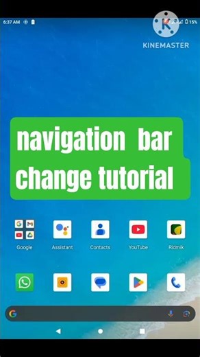 Navigation bar change tutorial #youtubeshorts #smartphone #settings #navigation #change #tutorial