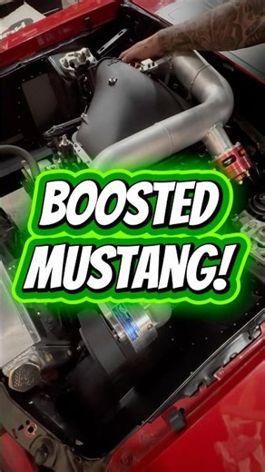 Check out this Boosted Mustang with Custom 427 Stroker SBF with an F1-A94 Procharger