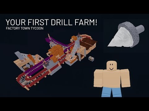 Beginner Drill Head Farm | Factory Town Tycoon