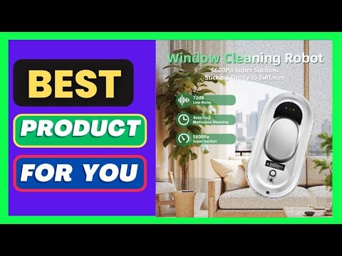 Window Vacuum Cleaning Robot Smart Window Glass Washer Electric Glass