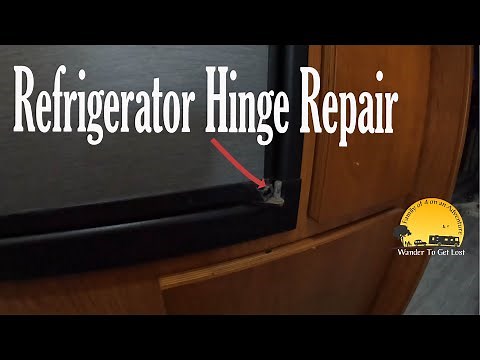 NORCOLD RV REFRIGERATOR BROKEN DOOR | How To Repair with Hinge Upgrade