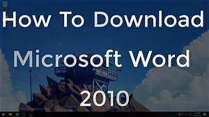 Microsoft Word 2010 Free Download.avi