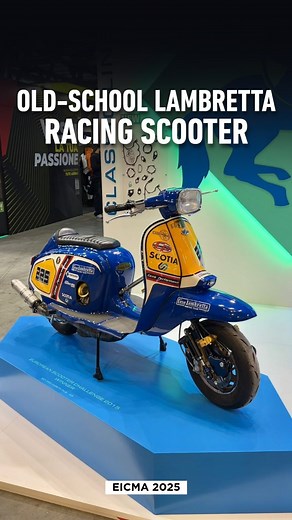 The cute scooter on your screen may be older than many of you reading this but make no mistake, this is an uncompromising racing machine. While a scooter being transformed into a racer might seem like an oxymoron at first but once you see them in action, it all starts to make sense. Here’s @rishaadmody to tell you some interesting things about this pretty little Lambretta. . . . [lambretta racing scooter, lambretta scooter, eicma 2025, autocar two, autocar india] #lambretta #racing #scooter #eic