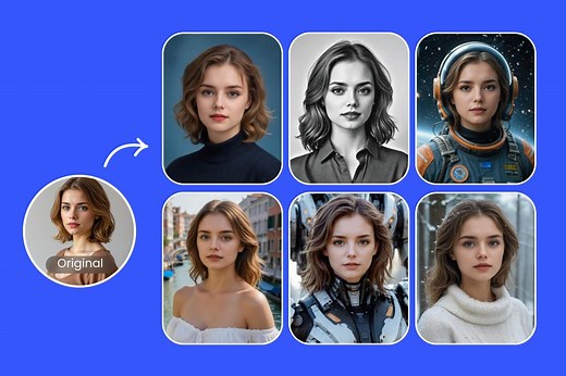 Free AI Profile Picture Generator: Create PFP Pics with AI | Fotor