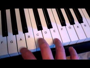 A Minor Chord Piano Keyboard Demo