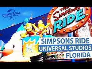 Springfield and The Simpsons Ride at Universal Studios Florida 2022