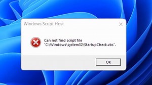 ⚠️ How to Fix StartupCheck.vbs Error on Windows 10/11 | Script File Not Found Solution
