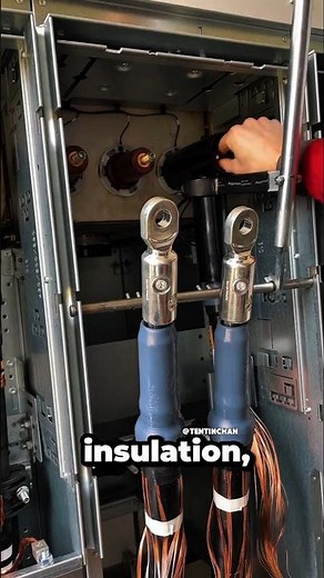 High Voltage Cable Termination Process Raychem Heat Shrink Joint Installation Electrical Engineering