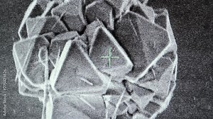 Scanning Electron Microscope (SEM) Image in a Chemical Lab.