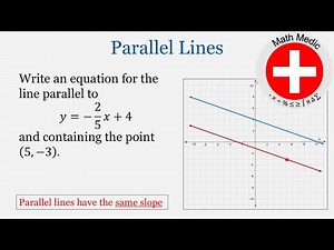 Parallel Lines (Intro Algebra Unit 6: #20)