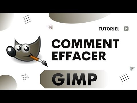 Comment effacer sur GIMP