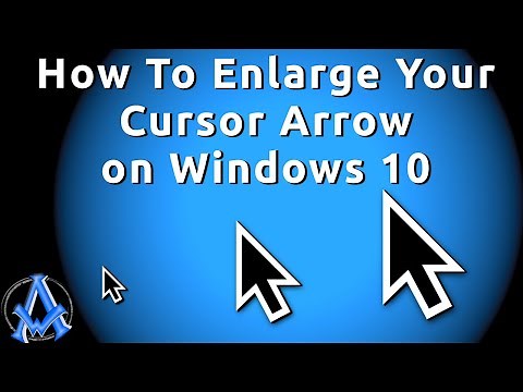 HOW TO ENLARGE YOUR CURSOR ARROW FOR MOUSE ON WINDOWS 10
