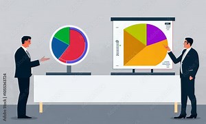 Abstract painting of a light grey background with a darker grey stripe at the bottom.