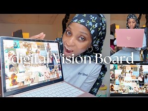 How to create a VISION BOARD that WORKS step by step (digital vision board, free + Easy)