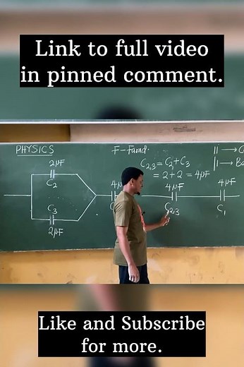 JAMB PHYSICS on Capacitors: How to Find the Capacitance of a Capacitor in Series and Parallel.