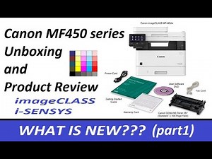 Canon MF451dw MF453dw MF455dw Product Review and Unboxing (part1) What is new on MF450 vs MF440
