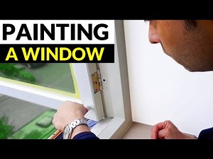 I Paint a Window with Water-Based Paint: This is the Stunning Result!