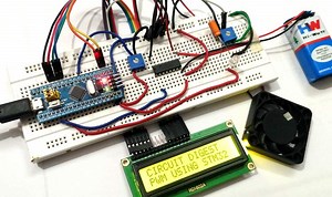 Pulse width Modulation (PWM) in STM32F103C8: Controlling Speed of DC Fan