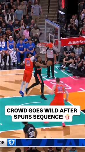 NBA on Instagram: "This @spurs sequence was INSANE! 😤 OKC/SAS • NBA League Pass • "