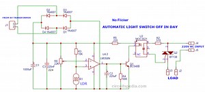Ldr Circuit Diagram | LDR Darkness Sensor Circuit Diagram