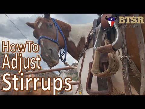 How To Adjust Stirrups For Western Saddles -BTSR- Cavalcade Horse Program