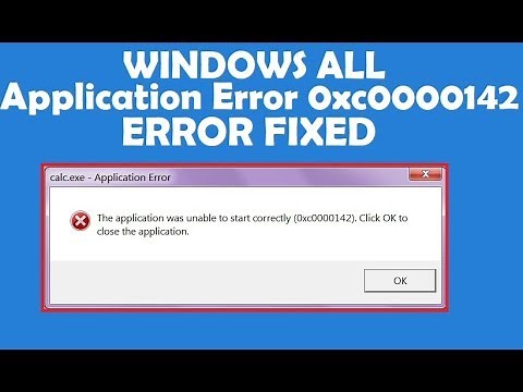 How To Fix Application Error 0xc0000142 in Windows