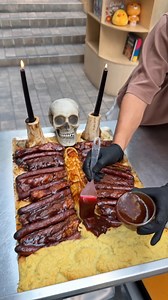 555K views · 1.3K reactions | Halloween BBQ Platter! Monsters love this BBQ feast 履‍♂️ | Chefclub Canada | Facebook