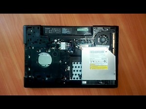 How to replace optical drive (CD-ROM) on the laptop Lenovo G505