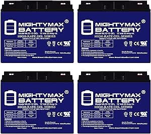 Mighty Max Battery 12V 22AH Gel Battery Replaces Powerstar Solar PAC ES 1230-4 Pack