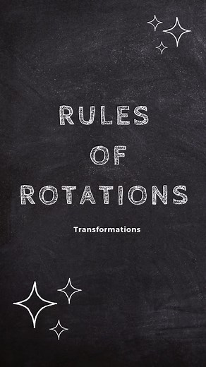 Rules of Rotations (Transformations) Explained | Geometry Math Rules