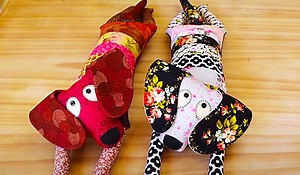 DIY Patchwork Dog With A Free Pattern