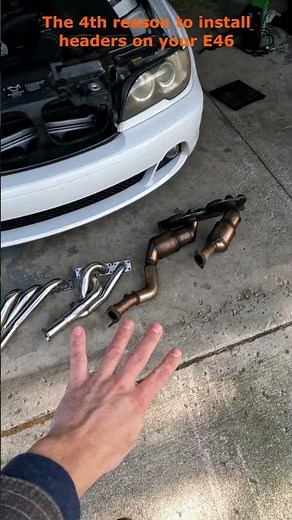 The 4th reason to install headers on your E46