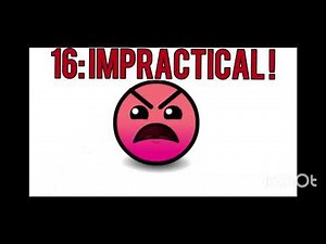 GEOMETRY DASH DIFFICULTIES REMASTERED!