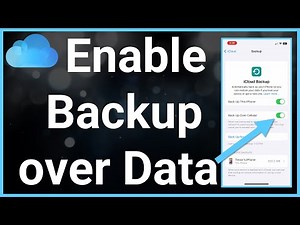 How To Enable Or Disable iCloud Backup Over Cellular Data