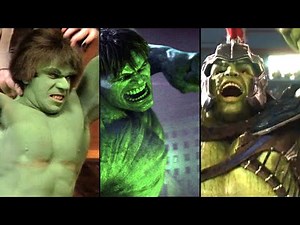 Evolution of HULK smashing & fighting | 1977-2019