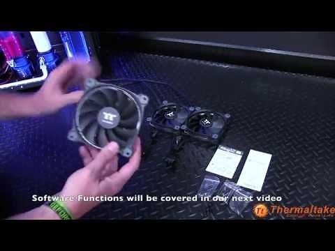 Riing 12 TT Premium Edition RGB Fan Installation Overview