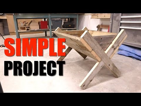 How to Make a Christmas Manger