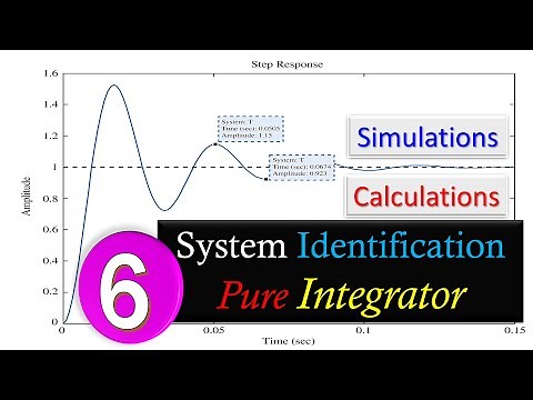 System Identification ⭐ Pure Integrator ⭐ Step Response 💡 Calculation & MATLAB 💡 Example 6